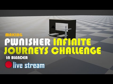? blender live - lets create pwnisher infinite journeys challenge - YouTube