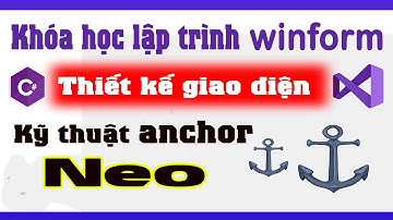 Giới thiệu kỹ thuật anchor(neo) trong winform c# | NT Software