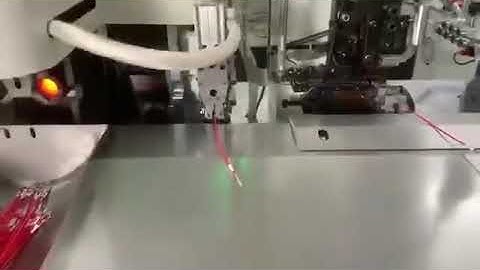 Automatic Terminal Crimping Machine With Shrink Tube Marking and Insertion