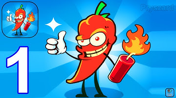 Vegetable Duel - Gameplay Walkthrough Part 1 Levels 1-11 (iOS,Android)