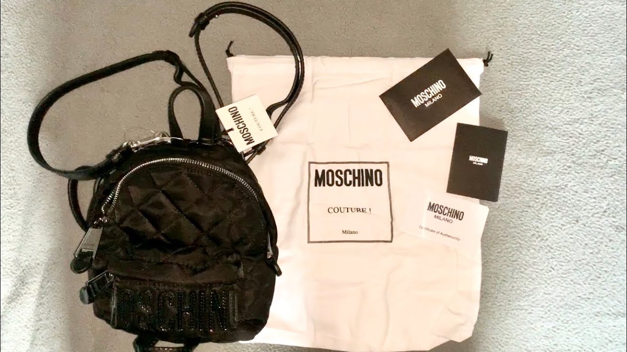 love moschino mini backpack