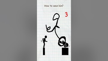 Draw 2 Save : How to save him? ( Part 76 ) #shorts