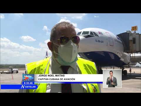 Arriba a Cuba vuelo con insumos y recursos médicos contener la pandemia en el país