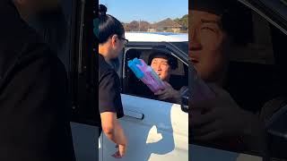 Car glass cleaning funny video 😂😂#funny #ytviral #asmr
