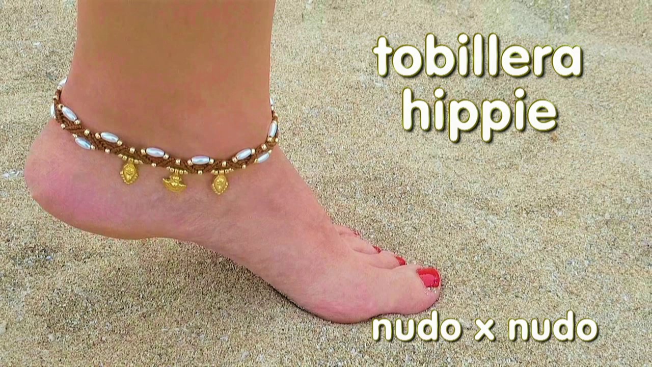 MACRAME l TOBILLERA FÁCIL PASO A - YouTube