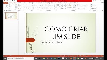 COMO FAZER UM SLIDE NO POWER POINT (ATUAL)