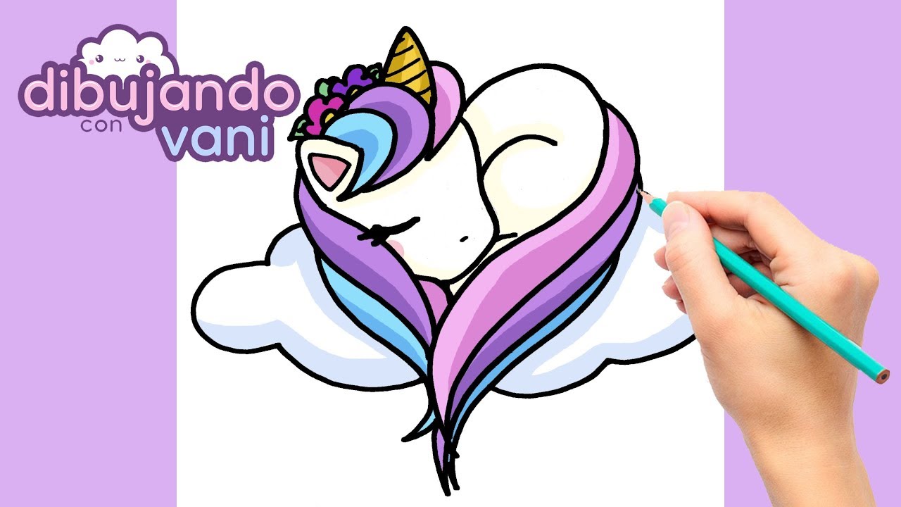 Featured image of post Kawaii Imagenes De Unicornios Para Dibujar Nube kawaii unicornio dibujo para colorear