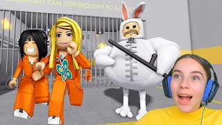 ПОБЕГ ОТ БАРРИ С АЛЁНОЙ в ROBLOX!