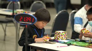 Yiheng wang is my Judge on Rubik's cube 7X7 Competition 2.