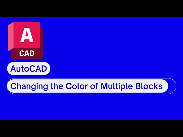 How To Change Color In Autocad Block - Infoupdate.org