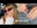 How to create aesthetic pinterest nails at home affordable for my girlies on a budget