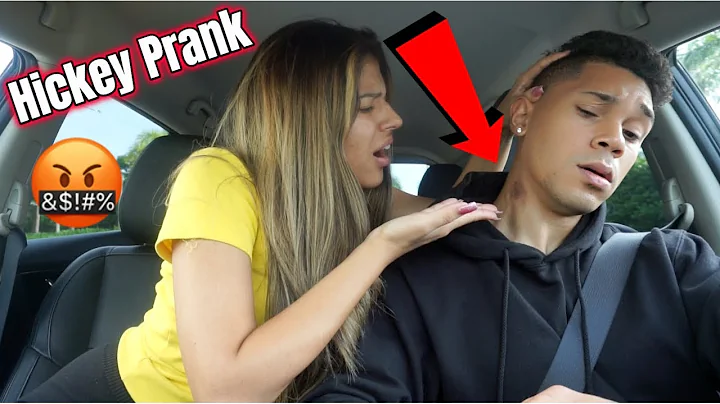 HICKEY PRANK ON GIRLFRIEND!! (UNEXPECTED REACTION )