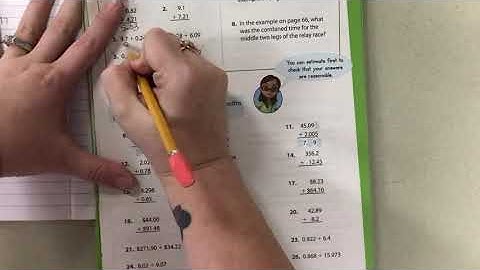 Lesson 2-4 adding decimals