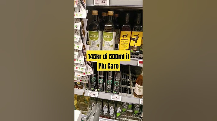 Quanto costa l'Olio Extravergine d'oliva in Danimarca? #shorts