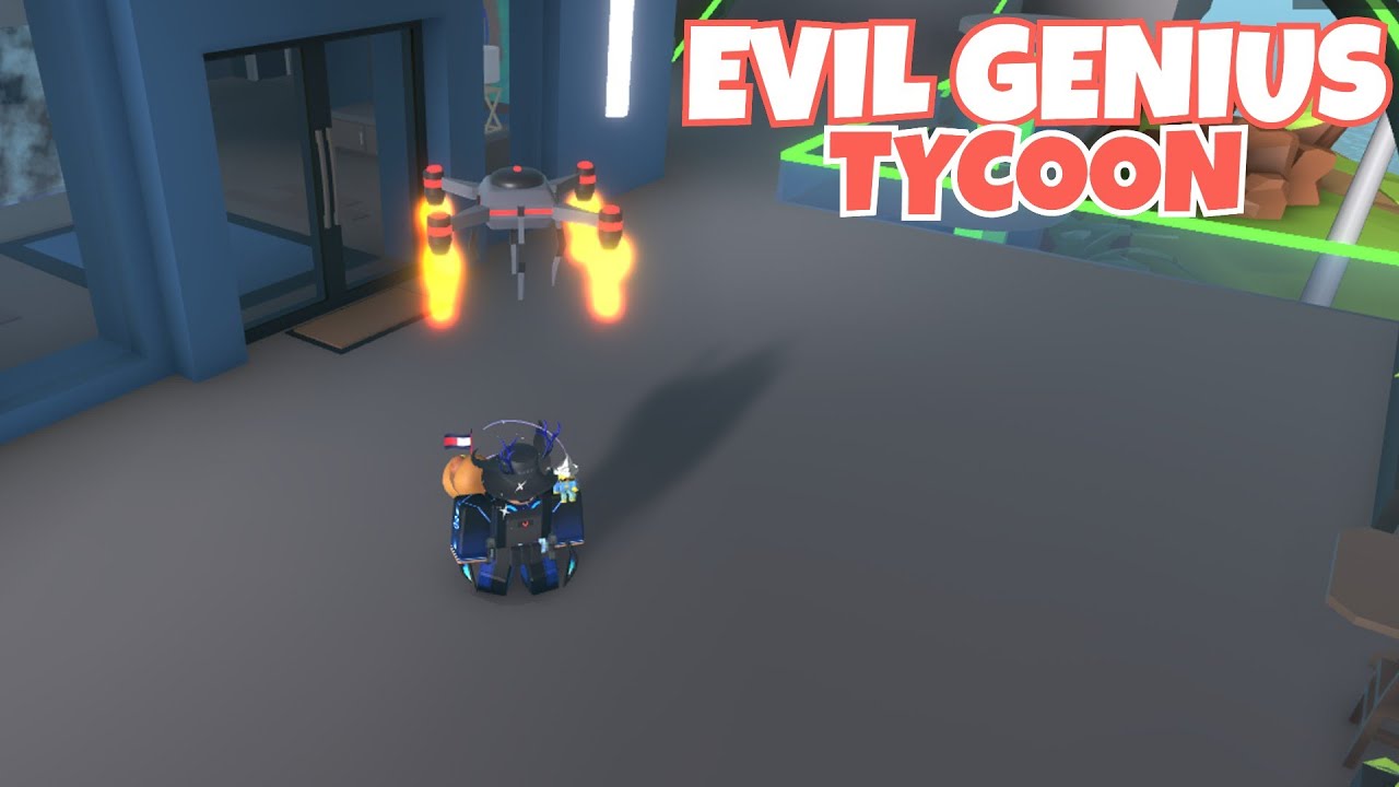 Evil Genius Tycoon 📦, UPDATE! Delivery Drone. Have Weapons And Rebirth System in Roblox