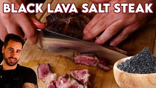 Black Lava Salt Ribeye