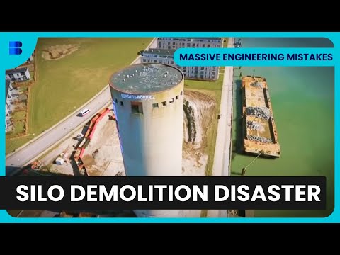 Documentary backdrop image for Silo Implosion Gone Wrong - Massive Engineering Mistakes (2023)