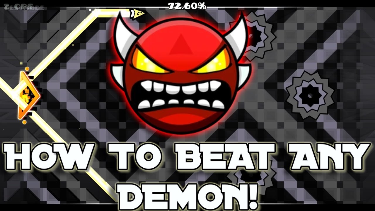 HOW TO BEAT ANY DEMON IN GEOMETRY DASH TUTORIAL! - YouTube