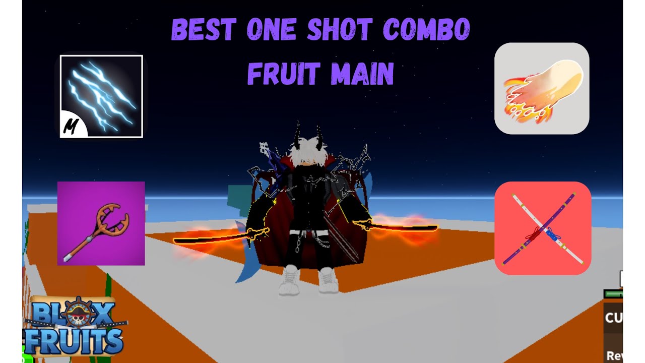 One Shot combo - Dark + Electric claw +Tushita - Blox fruits, Dark +  Electric claw + Tushita, One shot combo, Blox fruits #Roblox #BloxFruit # BloxFruits, By MadDanger