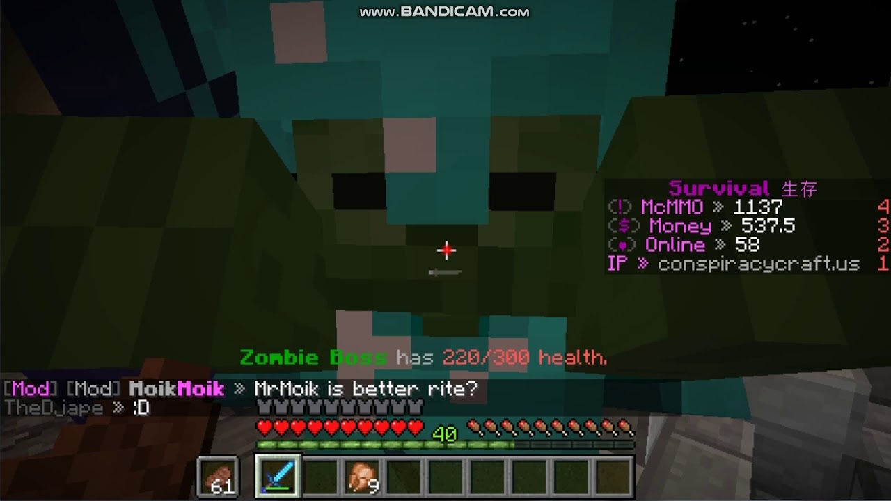 Minecraft #2 ConspiracyCraft Spawn Boss - YouTube