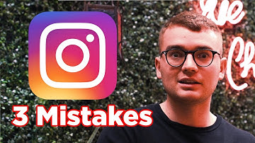 Top 3 Instagram/Social Media Mistakes (For Networking and Social Circle)