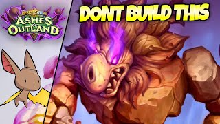 "Don't Craft This Shaman Deck" | Firebat Hearthstone | Ashes of Outland
