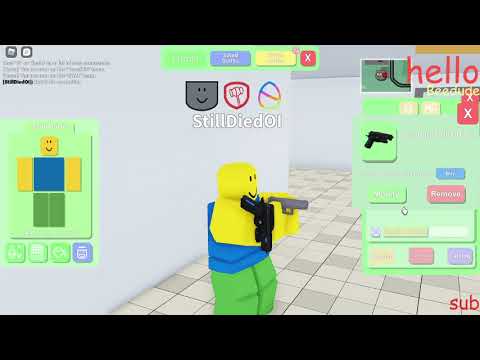 How to use custom gun (COSMETICS) in The Neighborhood Of Robloxia