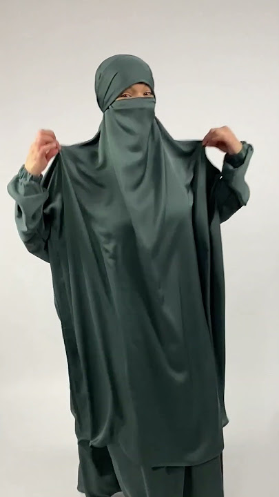 Ukht London | New 2 Piece Jilbab In Mint #jilbab #jilbabfashion