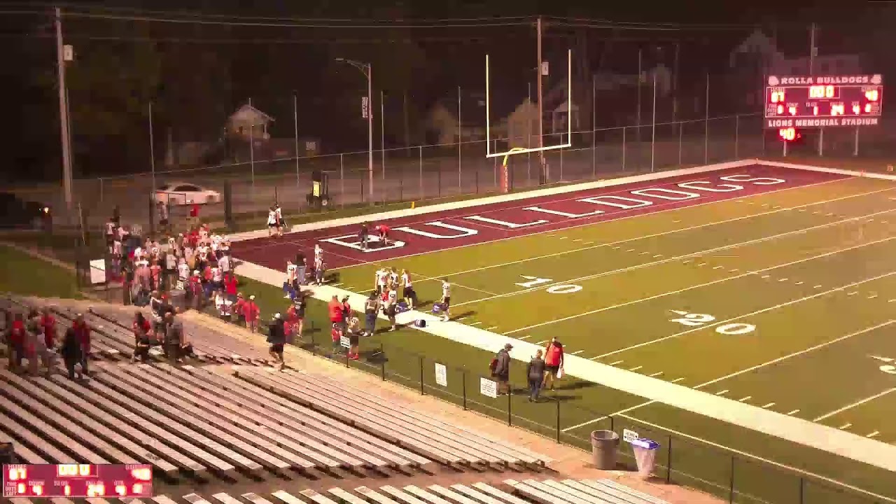 Rolla High School vs. West Plains High Varsity Mens' Football YouTube