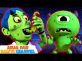 Zombie Punya Monster Kecil | Lagu Halloween seram untuk anak-anak | ABC Bahasa Indonesia