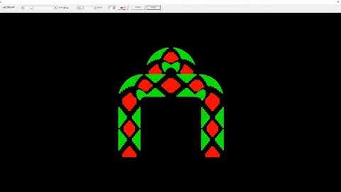 16x32 pixel  5 Part 3d arch & round gate effects layout part 1