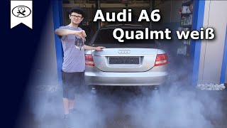 Audi A6 Motor Qualmt Weiß Warum ?  |  Engine smokes white  |  Let´s Work  | VitjaWolf  | HD