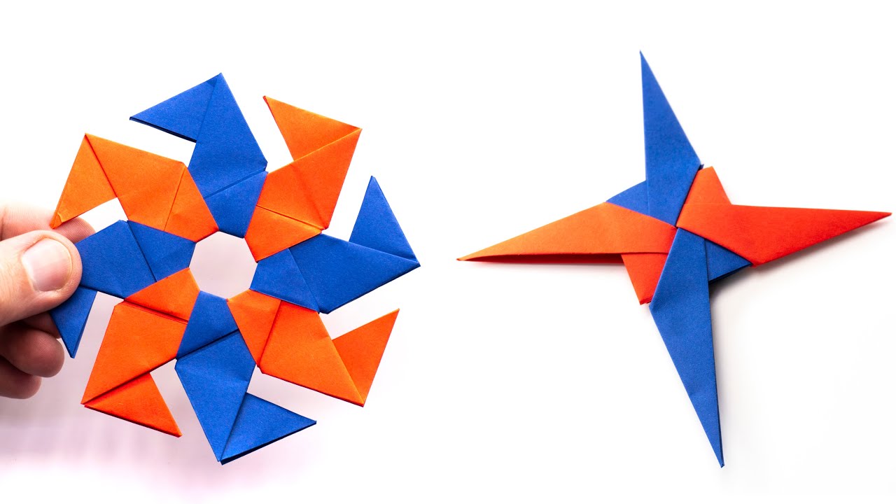 Top 05 Easy Origami Ninja Star - How to Fold @EasyOrigamiAndCrafts 