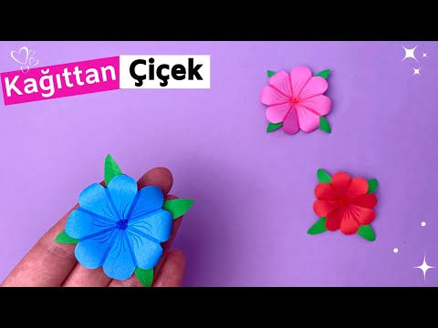 KAĞITTAN ÇİÇEK YAPIMI | Paper Flower Making
