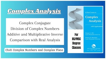 Complex Conjugate || Divison, Inverse of Complex Numbers || Complex Analysis-I by dennis G. Zill