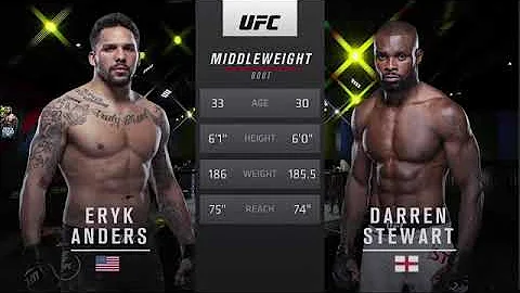 eryk anders vs darren stewart full fight