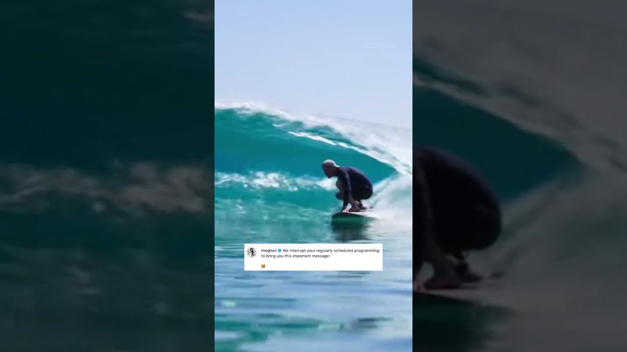 Meghan Markle Shows Off Prince Harry S Surfing Skills In New Video