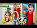 ELİF SİNEM VE ABİSİ YENİ VİLLAYA KAÇIŞ !! TUHAF SAKLAMBAÇ İLE KAÇIŞ OPERASYONU !! 