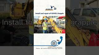Full Excavator  Grapple Installation Instructions News