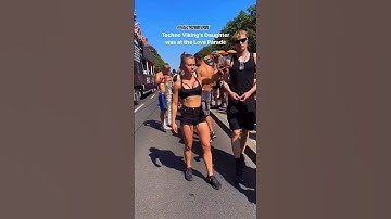 Techno Viking Daughter 😎 #loveparade #shorts