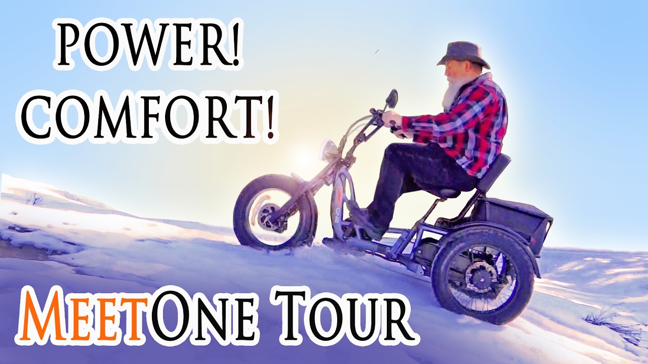 My Extreme Test of the MeetOne Tour Dual Motor, Dual Battery Electric Tricycle.