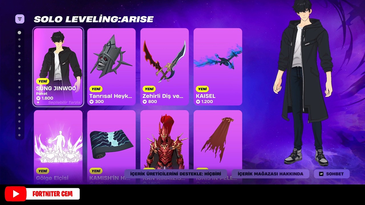 Fortnite 21 Şubat 2026 İçerik Mağazası