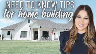 CUSTOM HOME BUILDING Things You Need To Know | Need To Know HOME BUILDING TIPS | HOME BUILDING IDEAS