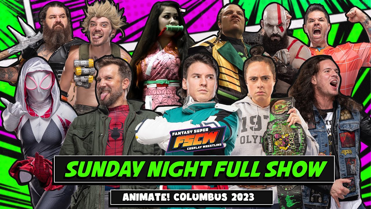 FSCW Cosplay Wrestling from Animate Columbus 2023 SUNDAY FULL SHOW!