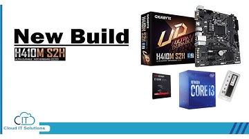 GIGABYTE H410M New Build