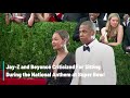 Jay-Z and Beyoncé Criticized For Sitting During the National Anthem at Super Bowl