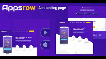 Appsrow - App Landing Page PSD Template | Themeforest Website Templates and Themes