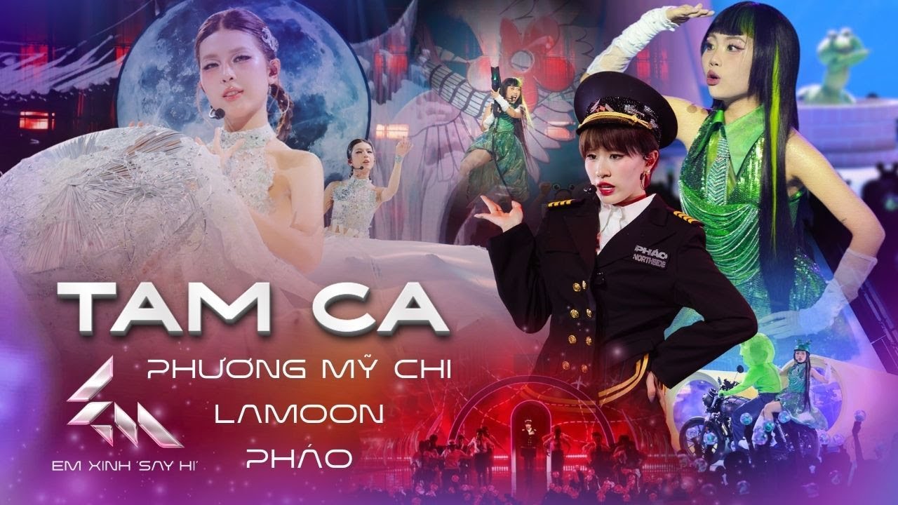 Phương Mỹ Chi, Pháo, Lamoon bộ 3 cực ăn ý với màn trình diễn: Ếch Ngoài Đáy Giếng, Dương Gian, Đi Về