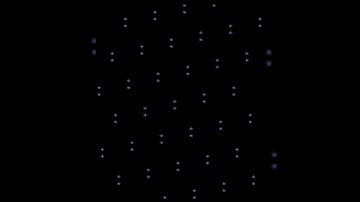 Запускаем Исходный код анимации снега на языке программирования Python