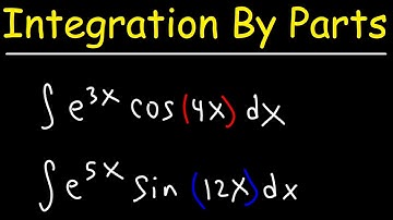 Integration By Parts - Integral of e^x Sinx Form